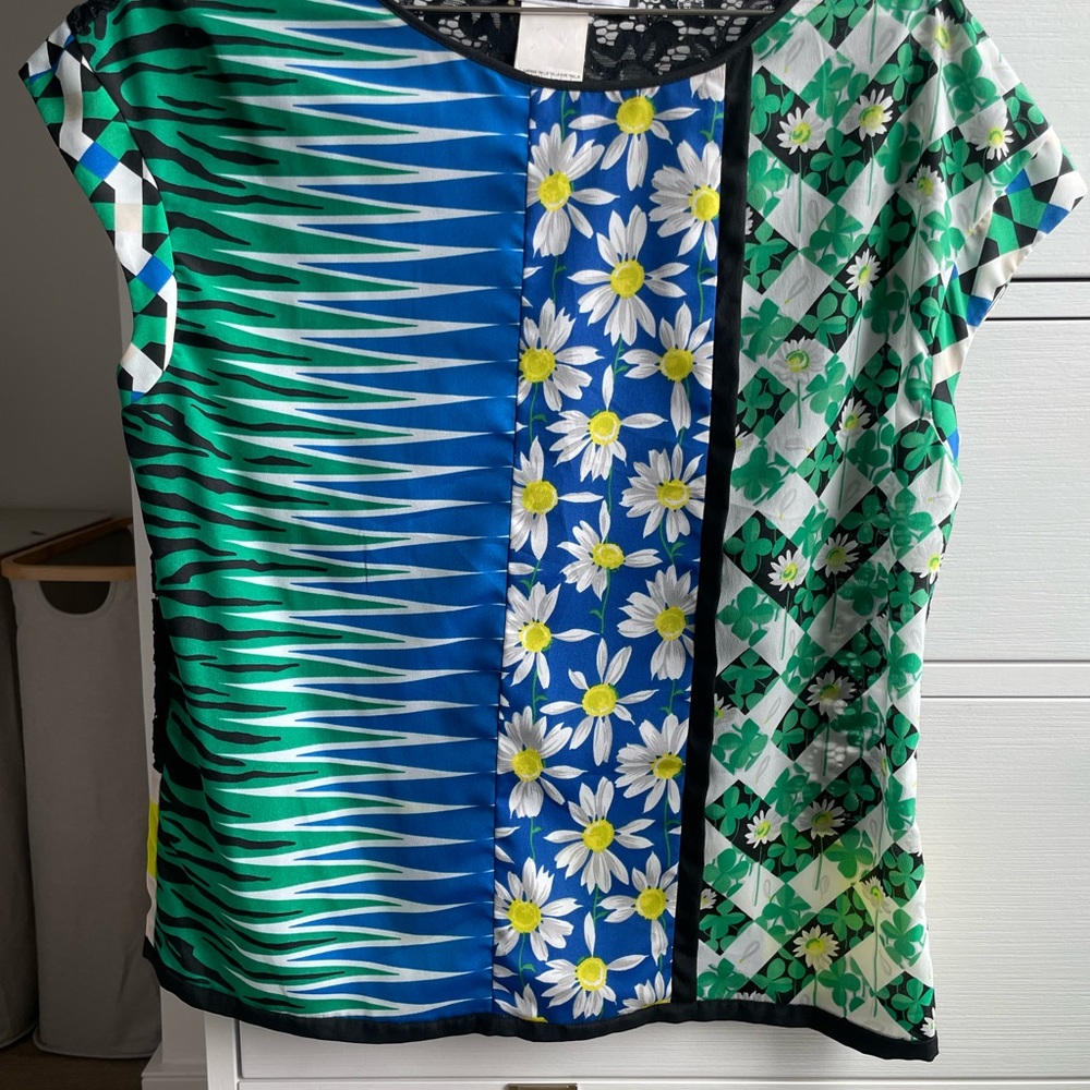 Floral Patterned Women's Top